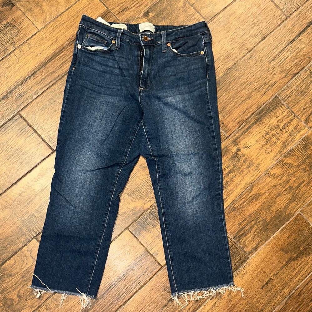 Universal Thread Dark Wash Cropped Jeans